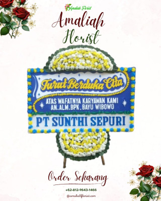 Papan Bunga Duka di Kapas
