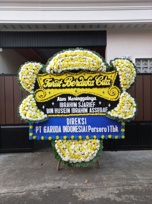 Papan Bunga Duka di Kapas