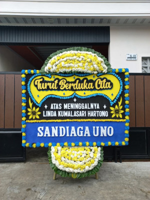 Papan Bunga Duka di Kapas